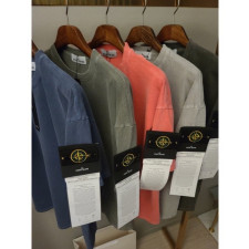 스톤아일랜드 피브릭 피그먼트 10수 와펜 반팔티