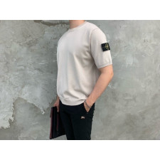 스톤아일랜드 라운드 반팔 니트