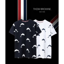 톰브라운 멀티 돌핀 사선 완장 반팔티