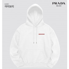 프라다 레드 라인 후드티