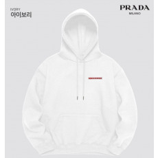 프라다 레드 라인 후드티