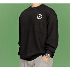 오프화이트 반꽃 맨투맨