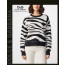 돌체앤가바나 여성 8253 지브라 시보리 라운드 니트