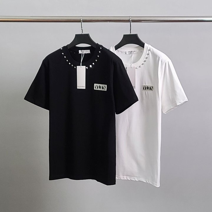 발렌티노 락스터드 라운드 반팔티