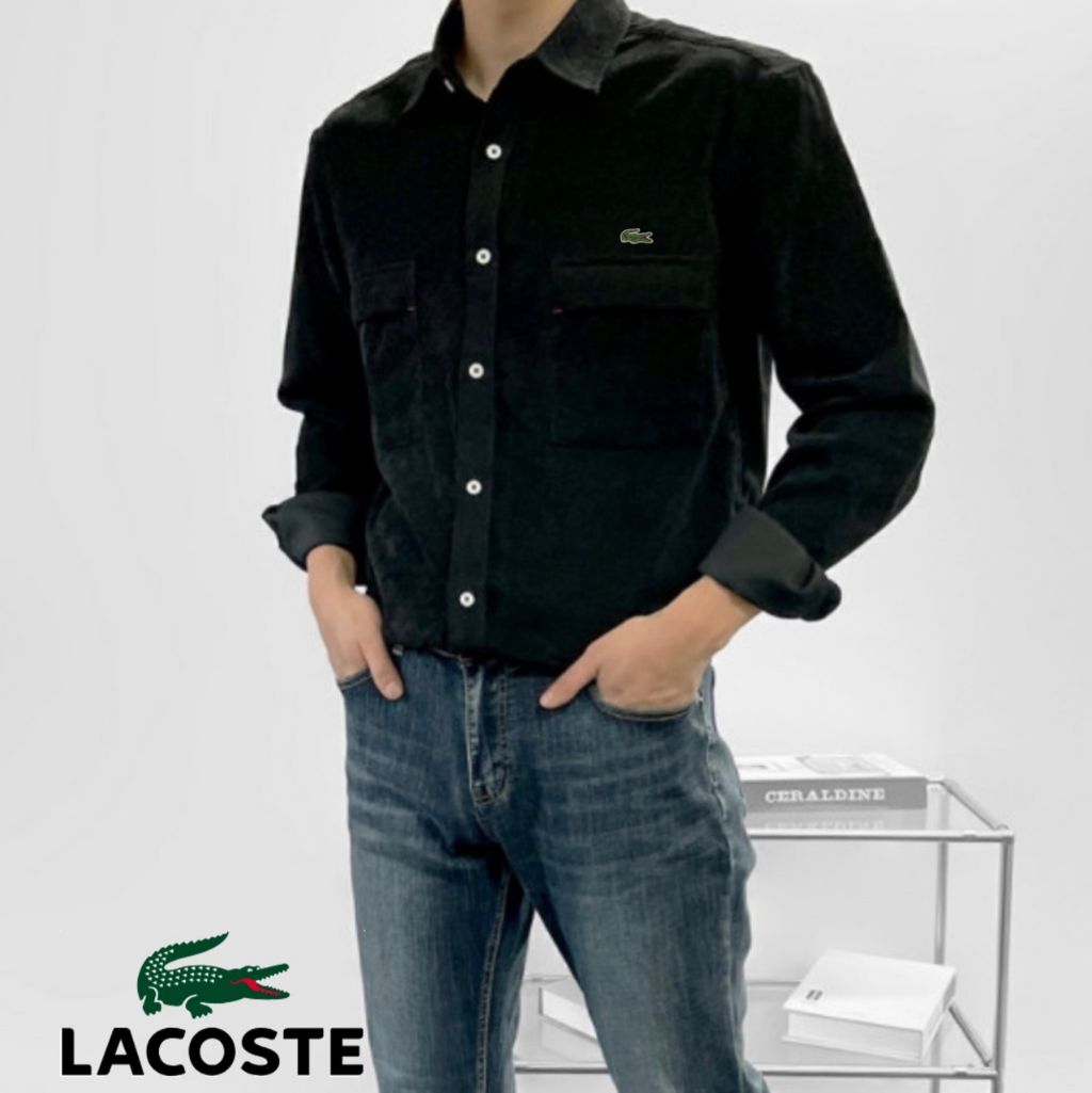 라코스테 투포켓 골덴 셔츠