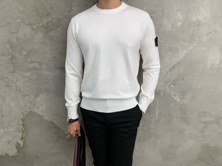 스톤아일랜드 와펜 베이직 니트