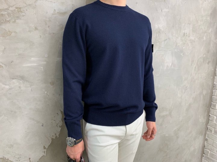 스톤아일랜드 와펜 베이직 니트