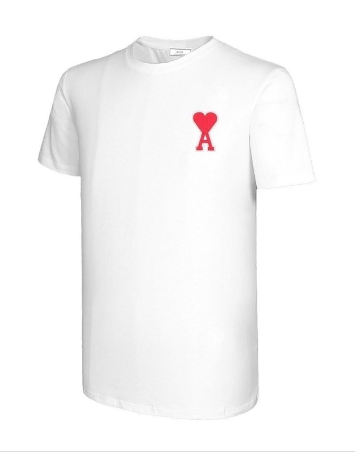 아미 드 꾀흐 프리미엄 레드 하트 반팔티