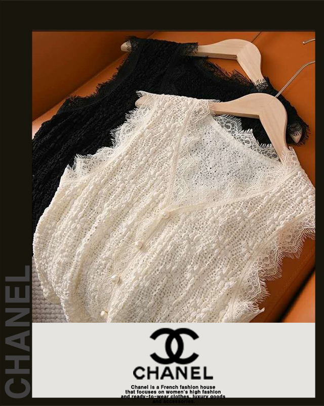 샤넬 여성 3606 유로 쿠션 레이스 민소매 나시