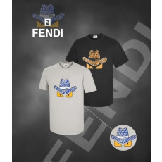 펜디 모자 로고 실켓 반팔티