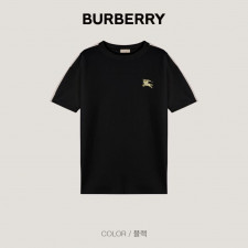 버버리 골드 라인 트랙 머슬 반팔티