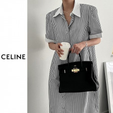 셀린느 여성 토미 스트라이프 원피스