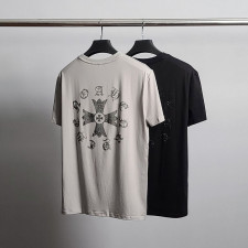 크롬하츠 비즈 로고 라운드 반팔티