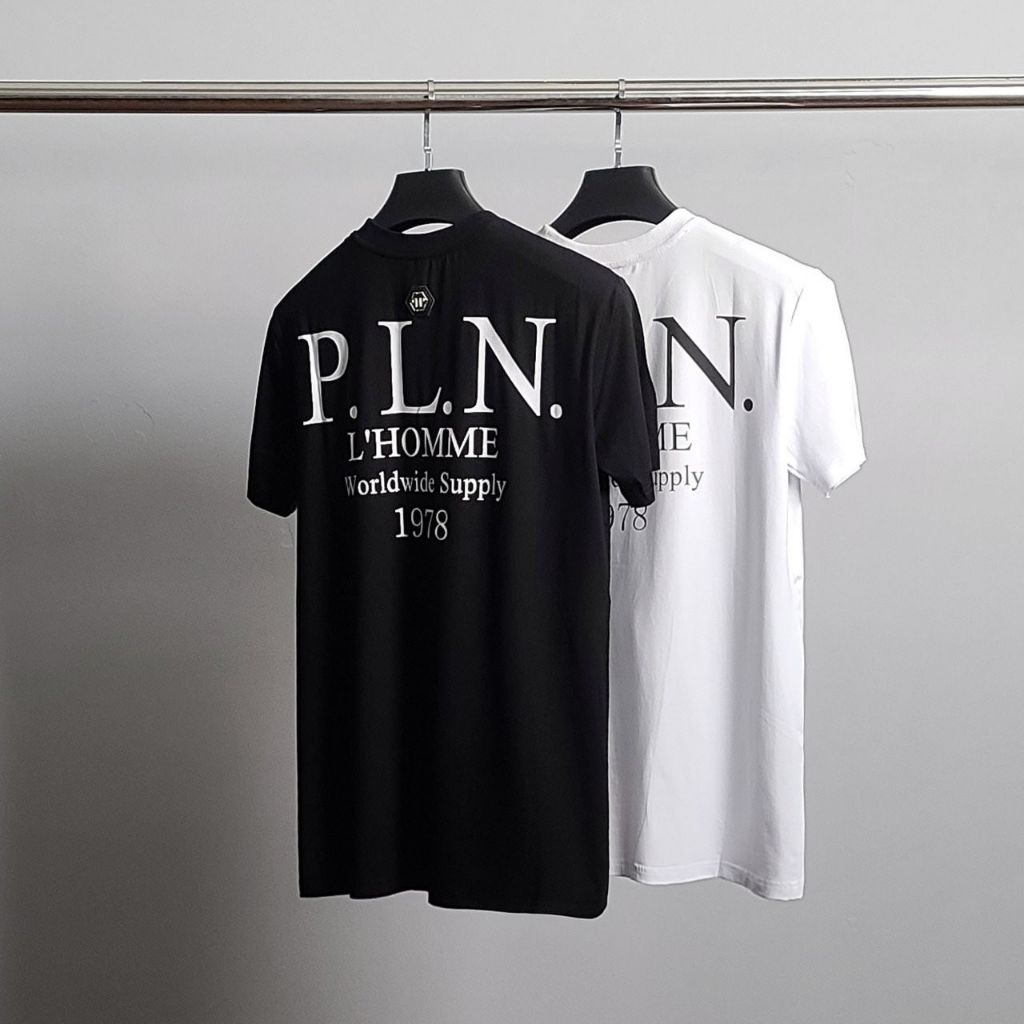 필립플레인 스컬 레터링 반팔티