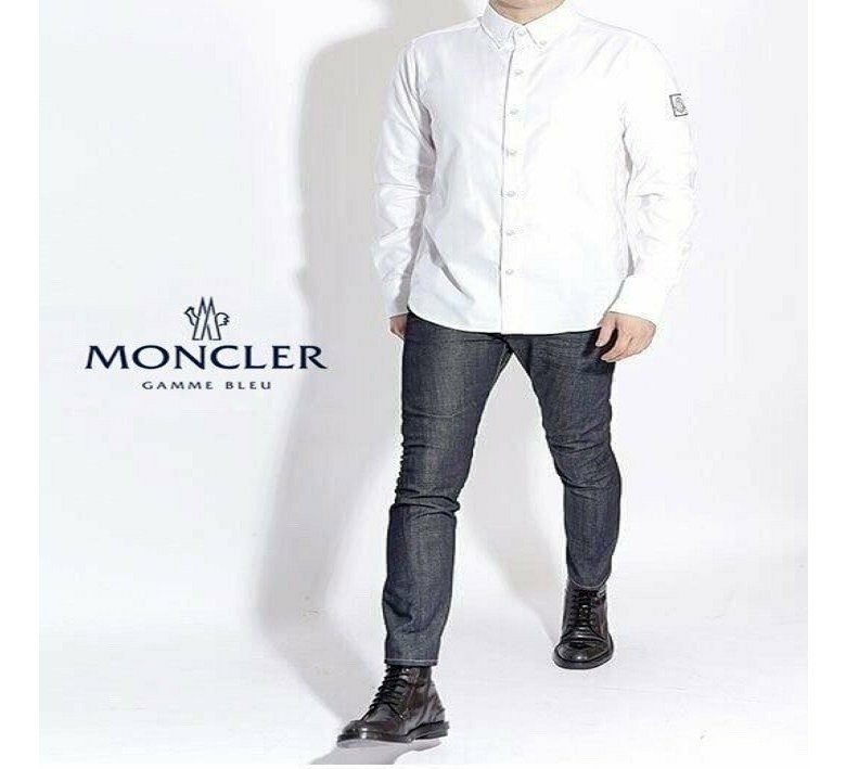 몽클레어 감마블루 무지 옥스포드 셔츠