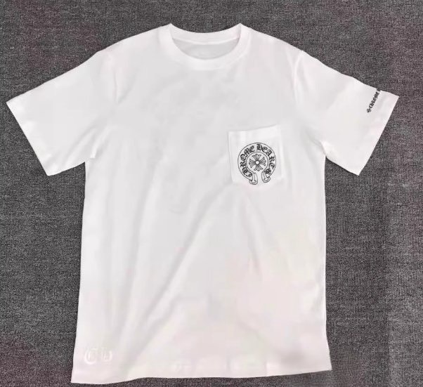 크롬하츠 홀스슈 로고 반팔티