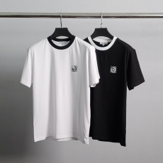 로에베 라인 라운드 실켓 반팔티