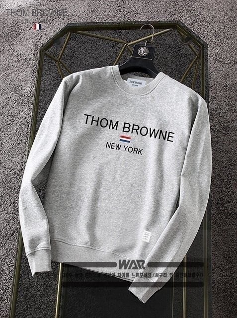 톰브라운 시그니쳐 레터링 맨투맨