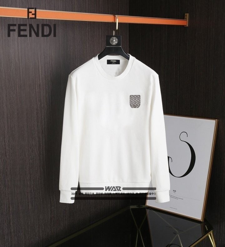 펜디 페이크 포켓 무늬 맨투맨