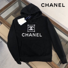샤넬 스퀘어 빅로고 후드티