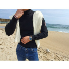 노비스 캐시미어 목폴라 스웨터 니트