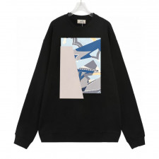 에르메스 반반 페인팅 나염 맨투맨