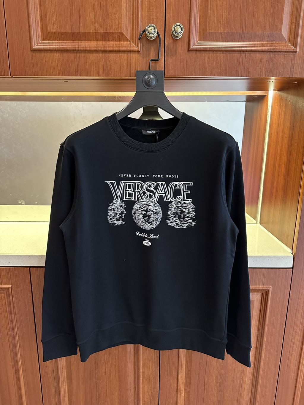 베르사체 3D 나염 모자이크 맨투맨