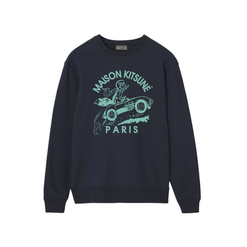 메종키츠네 스포츠 카 맨투맨