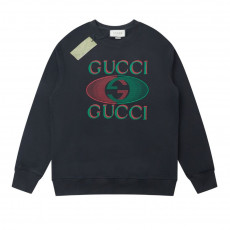 구찌 레터 플로킹 풀오버 맨투맨