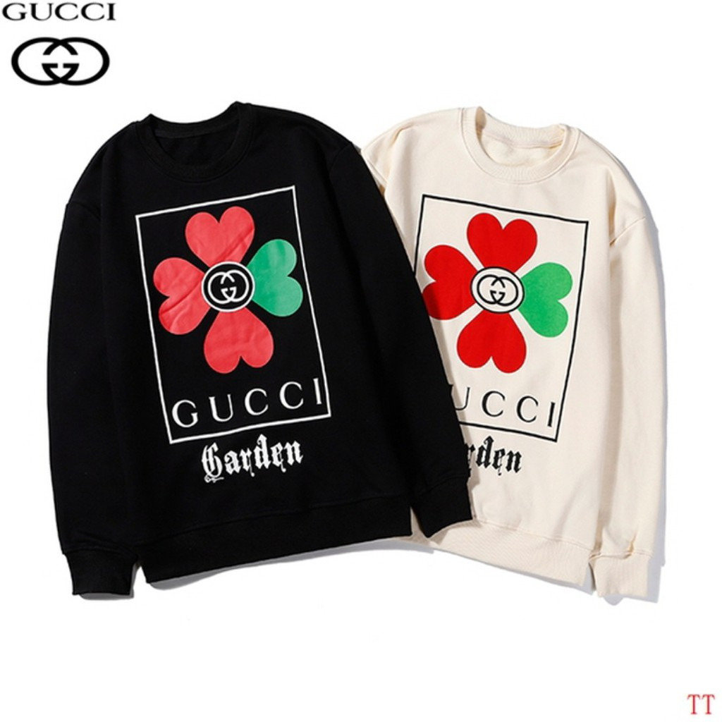 구찌 클로버 프린팅 맨투맨