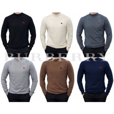 버버리 프로섬 기사 자수 캐시미어 하트 터틀넥 니트