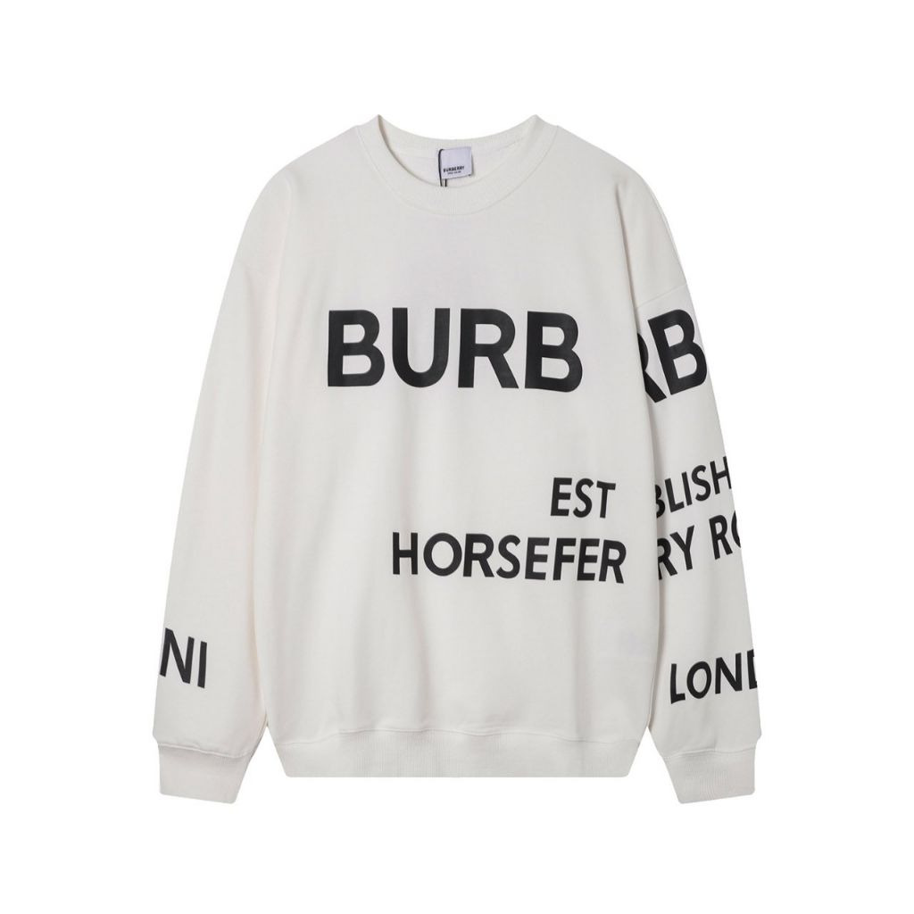 버버리 호스 멀티 나염 맨투맨