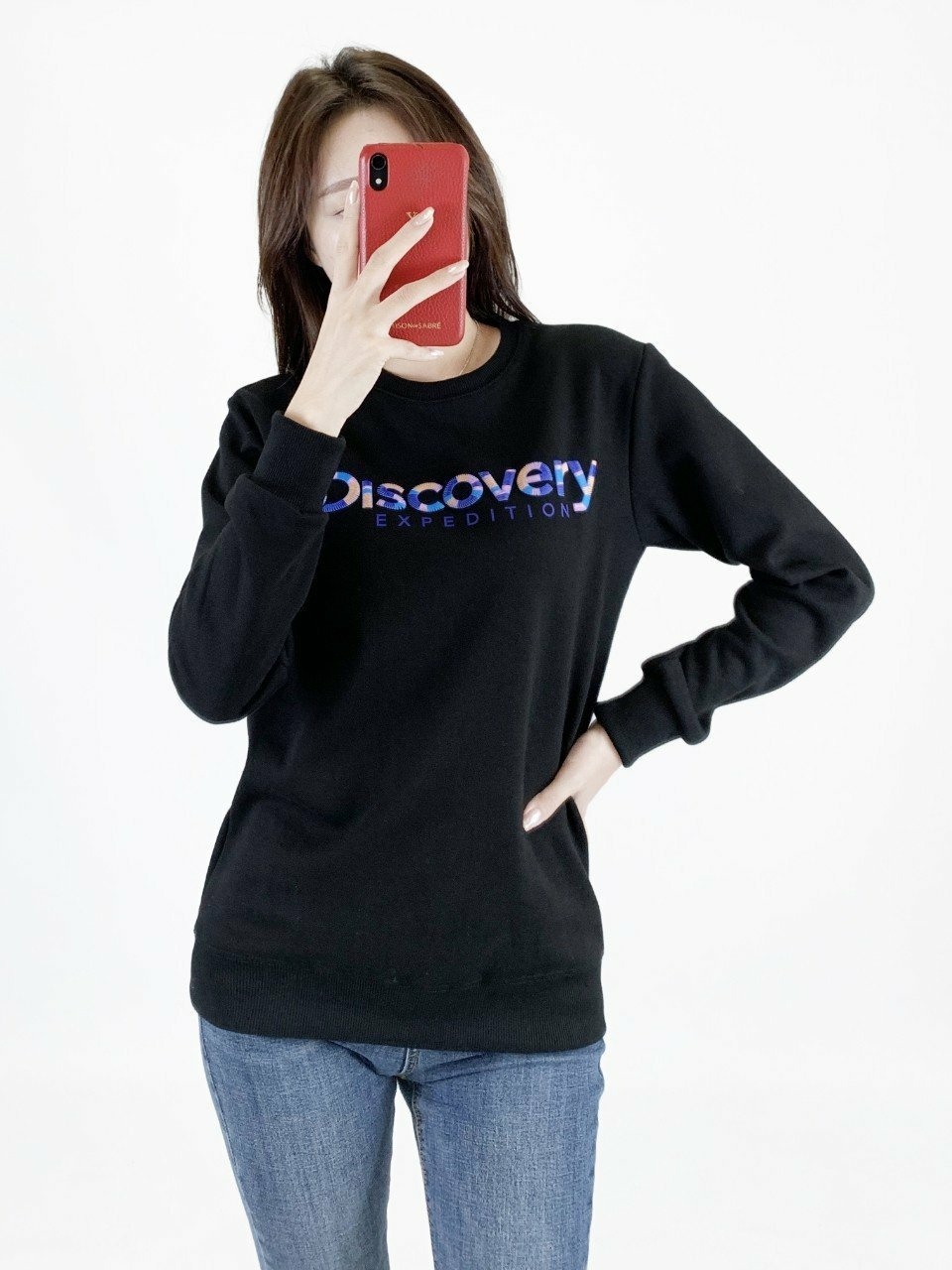 디스커버리 레인보우 맨투맨