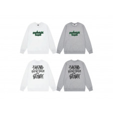 스투시 바카르 본소다 삼자 연명 프린트 맨투맨