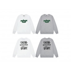 스투시 바카르 본소다 삼자 연명 프린트 맨투맨