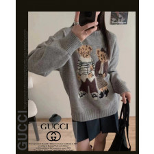 구찌 여성 1065 트윈 테디 라운드 니트