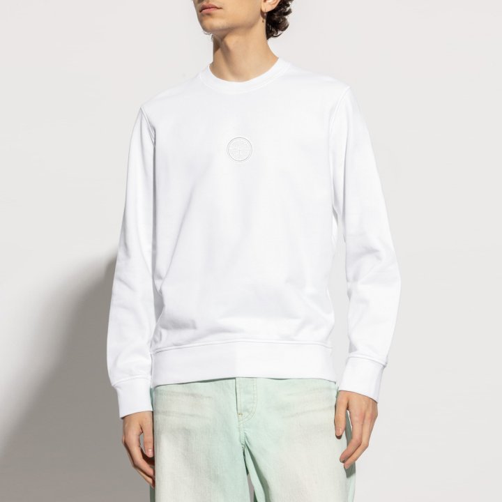 스톤아일랜드 나침반 자수 로고 맨투맨