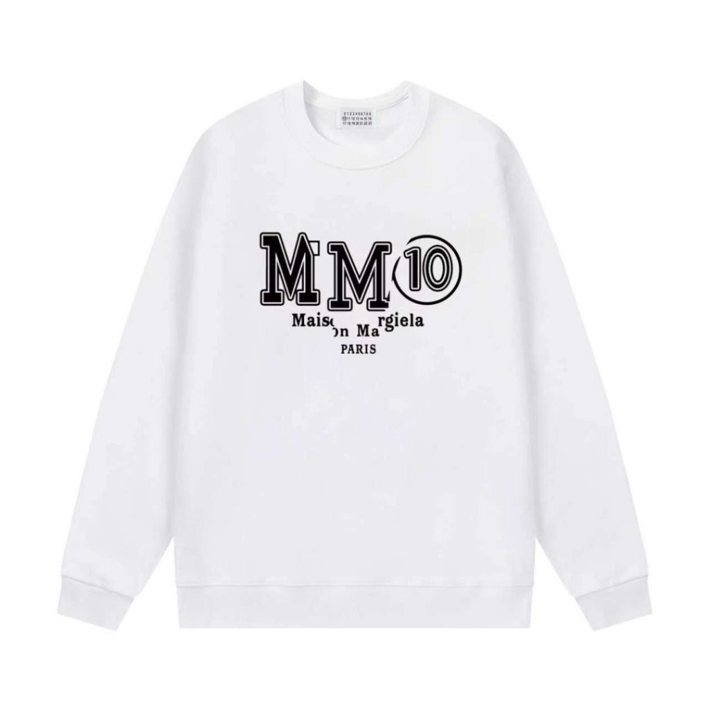 메종마르지엘라 MM 10 빅로고 맨투맨