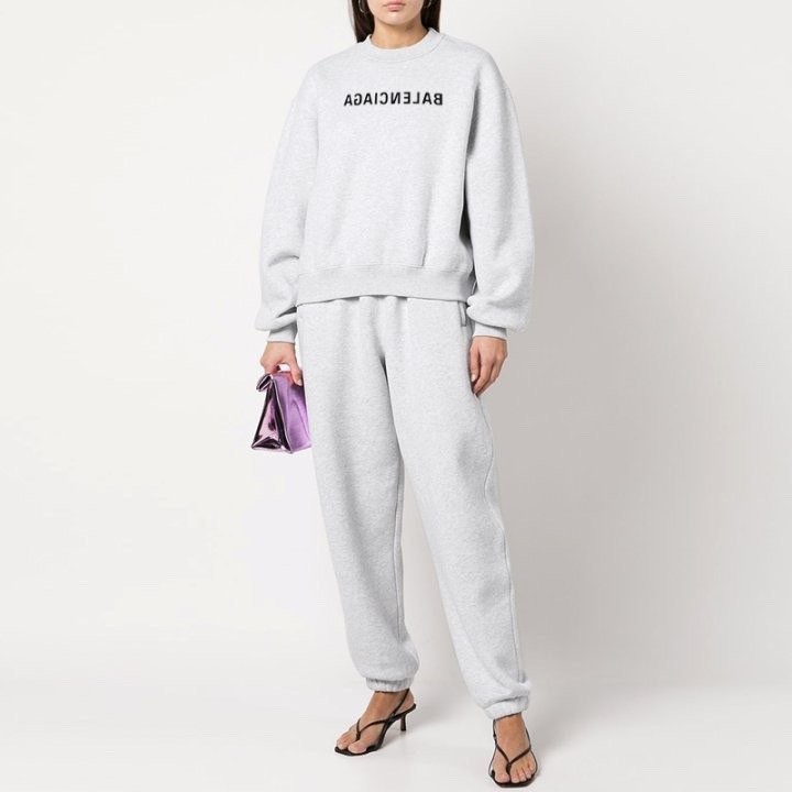 발렌시아가 머리 로고 맨투맨