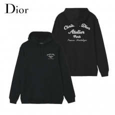 디올 아뜰리에 로고 후드티