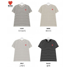 꼼데가르송 머슬 단가라 라운드 반팔티