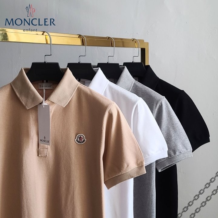 몽클레어 카라 백삼선 반팔 카라티