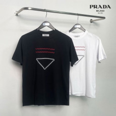 프라다 웨이브로고 라운드 반팔티