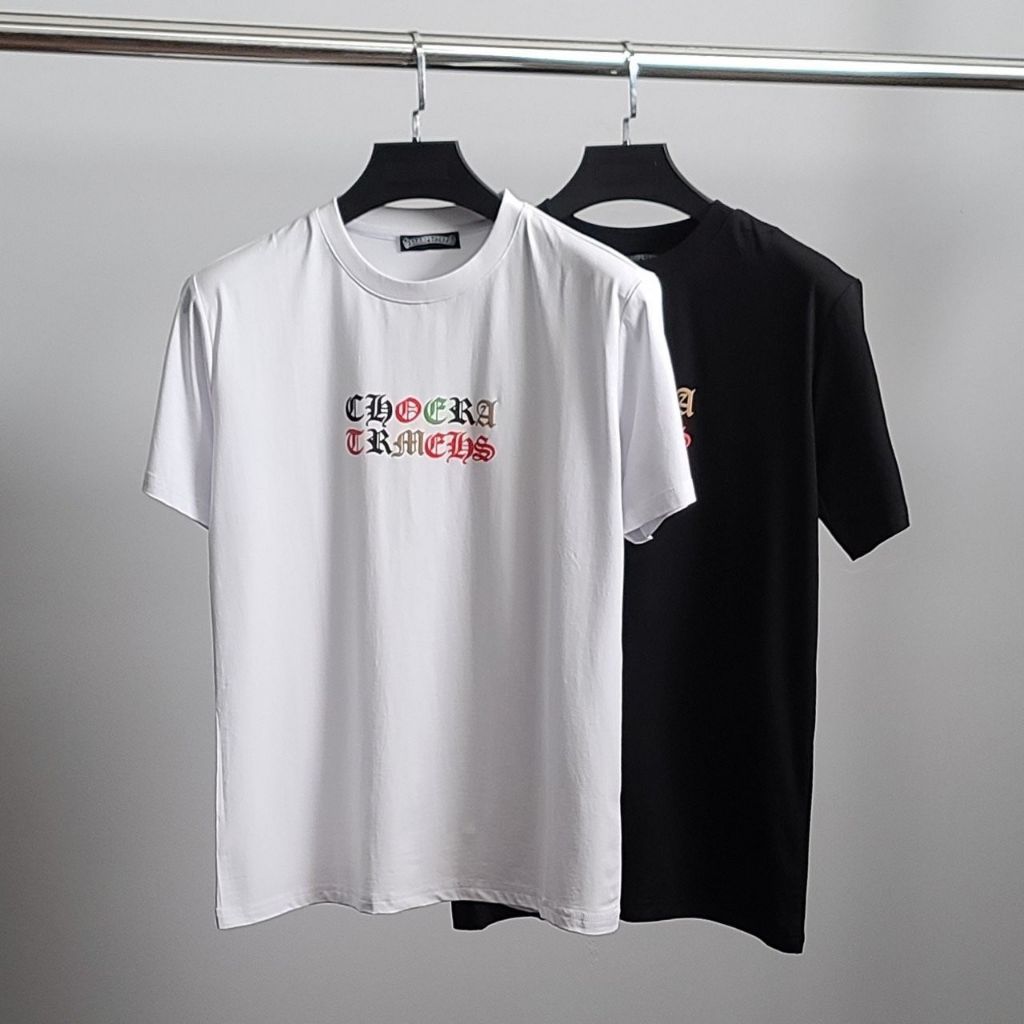 크롬하츠 윙 레터링 반팔티