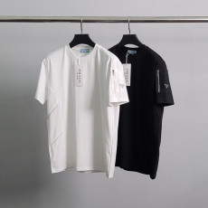 프라다 멀티 지퍼 라운드 반팔티