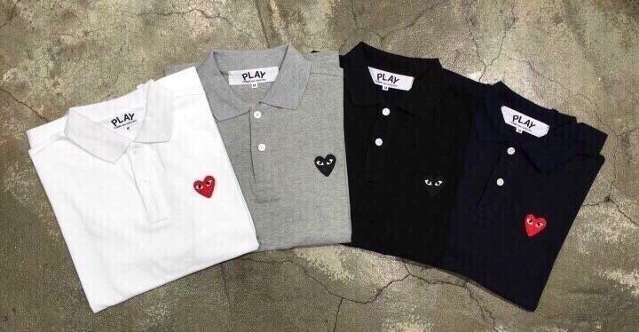 꼼데가르송 기본 PK 반팔 카라티