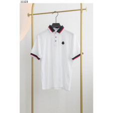 몽클레어 블랙 패치 PK 반팔 카라티