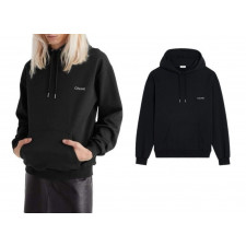 셀린느 시그니처 자수 로고 체스트 엠브로이더 후드티