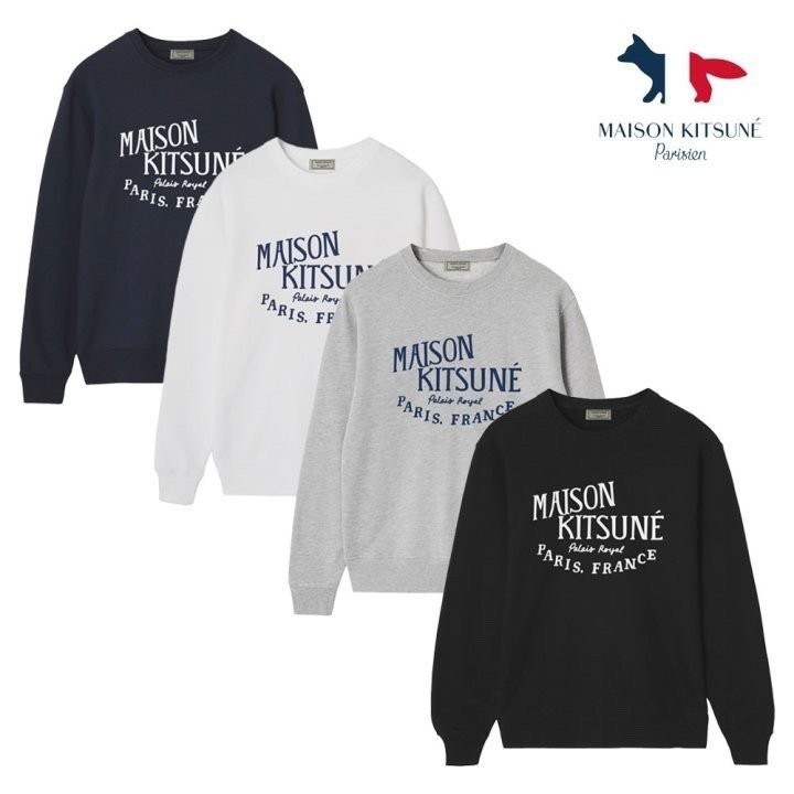 메종키츠네 시그니쳐 로고 맨투맨