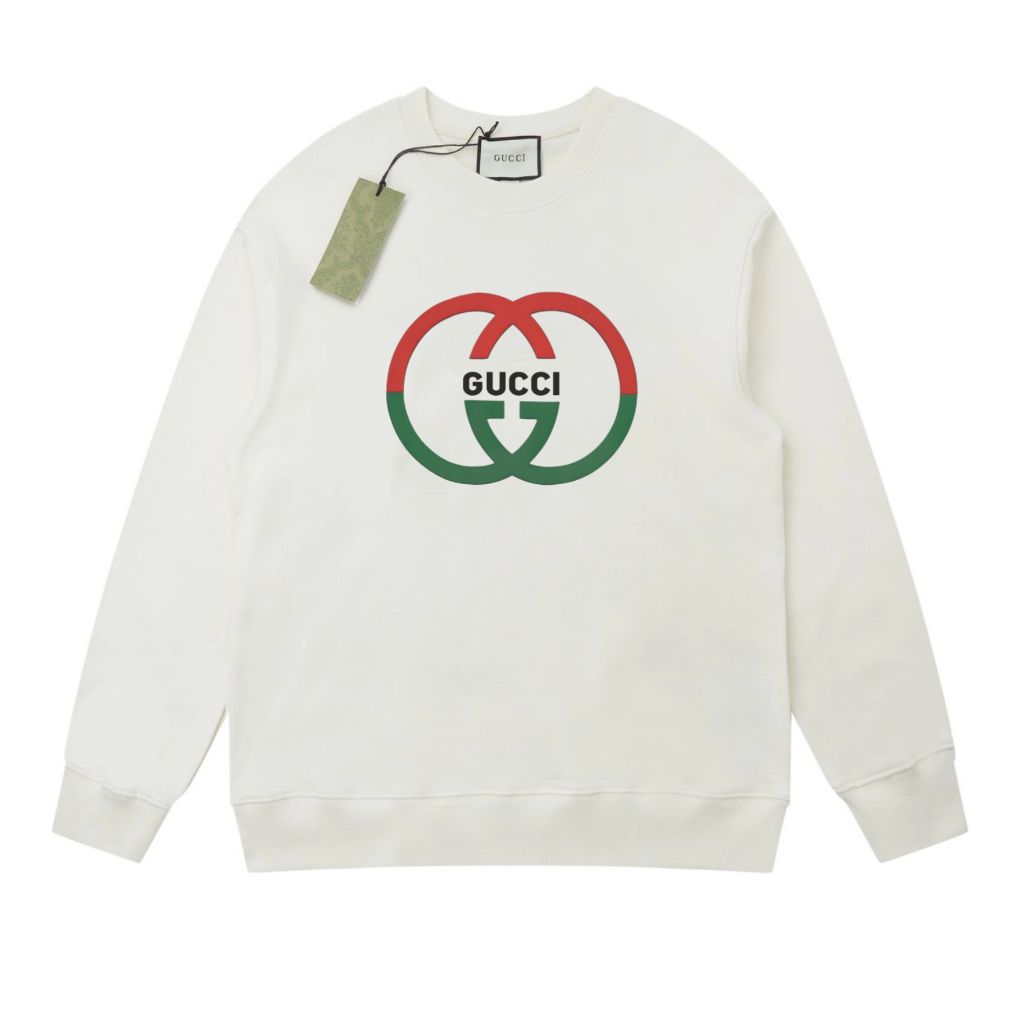 구찌 배색 로고 맨투맨